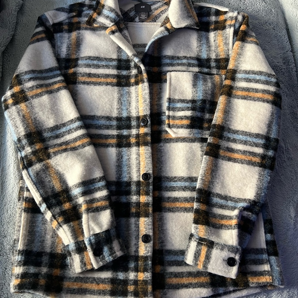 Men’s Plaid Button-Up Shirt Flannel